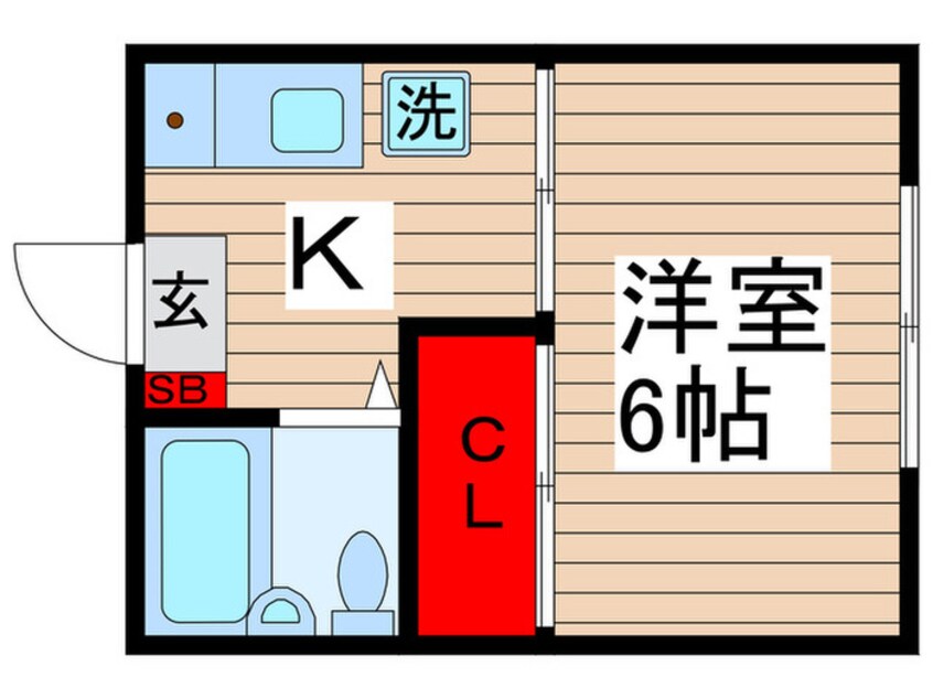 間取図 エステル西新井