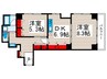 早川住建田端マンション 2DKの間取り