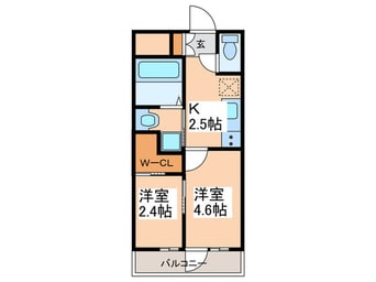 間取図 ｸﾞﾗﾝﾄﾞｺﾝｼｪﾙｼﾞｭ宮崎台(306)