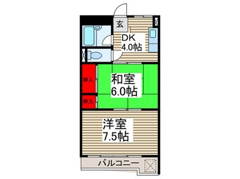 間取図 第5石峰ビル