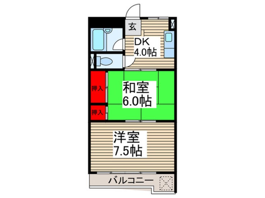 間取図 第5石峰ビル