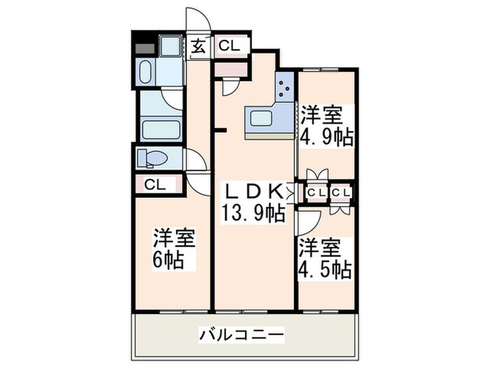 間取り図 サムティレジデンス藤が丘