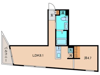 間取図 Moncle　Sakura　Shinmachi