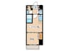 HAMACHO APARTMENTS 1LDKの間取り