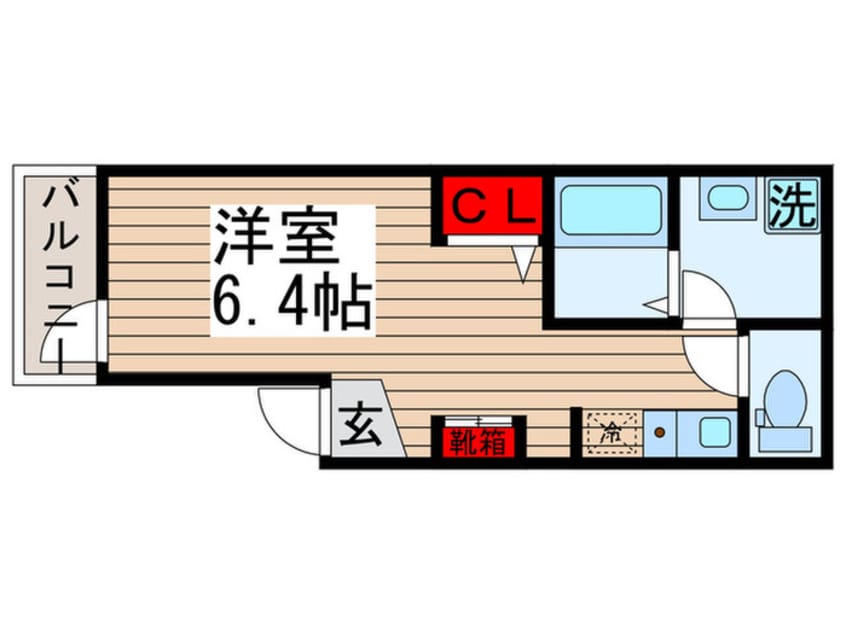 間取図 MELDIA行徳
