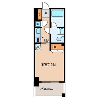 間取図 コンフォート武蔵野