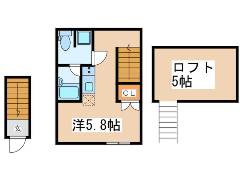 間取図 リカーサ浜田山