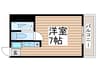 ベルデ所沢 1Rの間取り