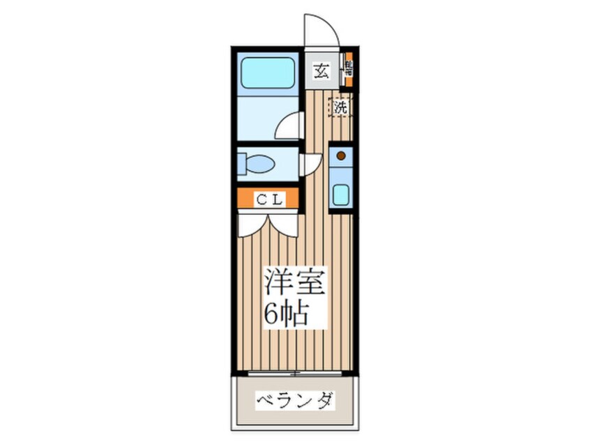 間取図 プレミ－ル東伏見