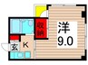 光央ハイツ２ 1Kの間取り