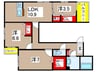 ラカーサフェリシダ 3LDKの間取り