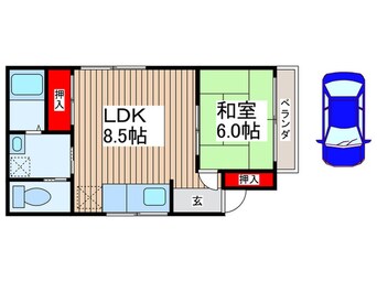 間取図 小林様借家３号