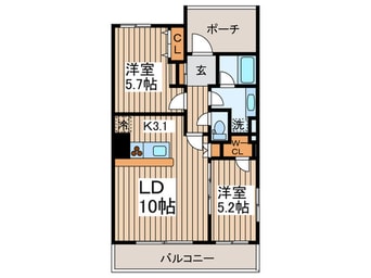 間取図 リ－フコンフォ－ト新小岩
