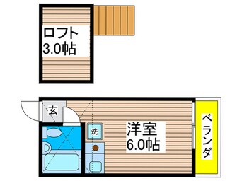 間取図 スイ－トハウスＢ