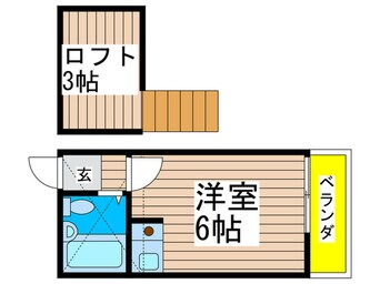 間取図 スイ－トハウスＢ