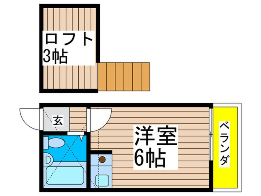 間取図 スイ－トハウスＢ