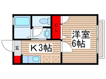 間取図 フロンテ秋津