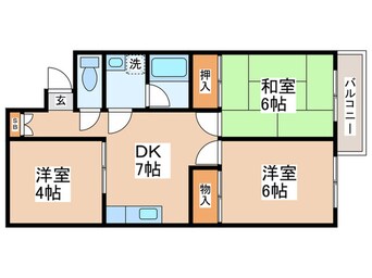 間取図 ハイムヤマダ