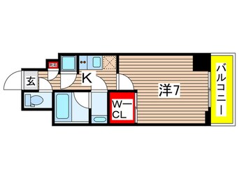 間取図 ガリシア森下Ⅴ（602）