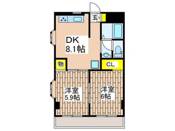 間取図 プレジュールメゾンⅣ