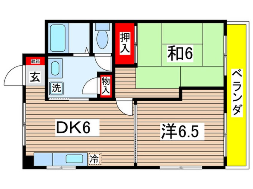 間取図 セゾン ドゥー