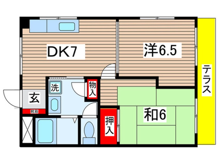 間取図 セゾン ドゥー