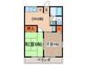 メイプルハイツ 2DKの間取り