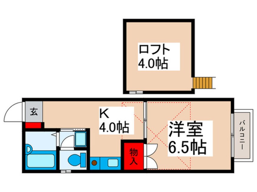 間取図 テラス今川Ａ