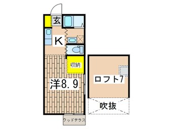 間取図 ダイユー４５番館