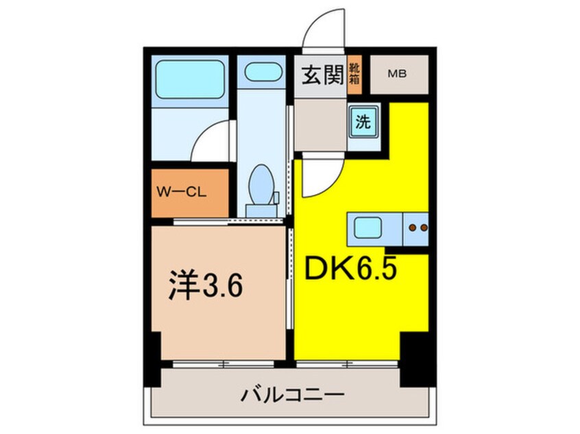 間取図 ﾜﾝﾙｰﾌﾚｼﾞﾃﾞﾝｽ板橋大山
