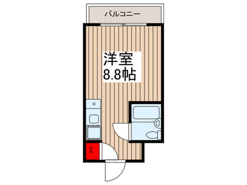 間取図 ﾚｼﾞﾃﾞﾝｽＫ