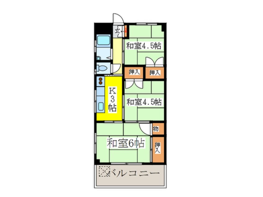 間取図 池上ビル