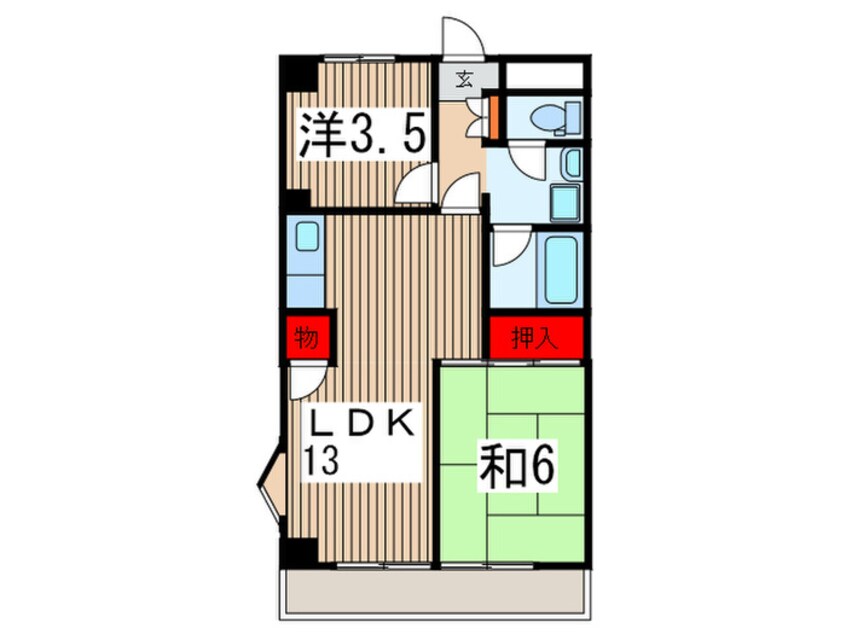 間取図 入間駅前ビル