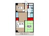 入間駅前ビル 2LDKの間取り