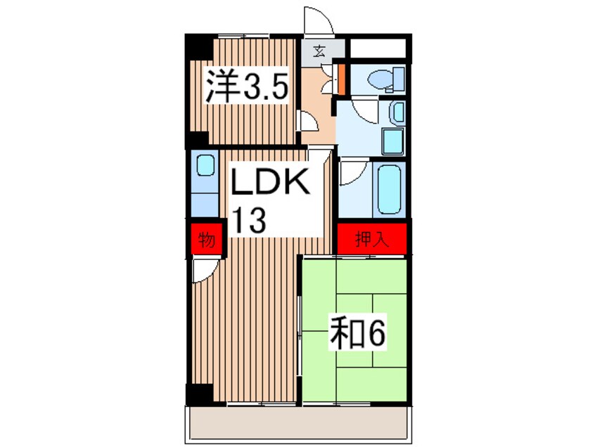 間取図 入間駅前ビル