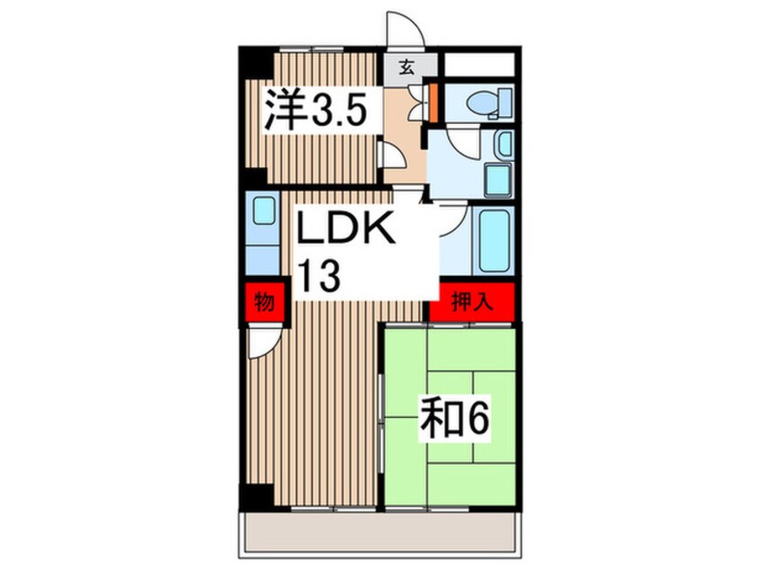 間取図 入間駅前ビル