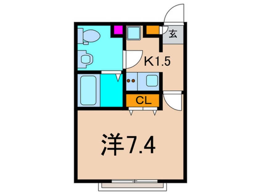 間取図 リブリ・エム－ル
