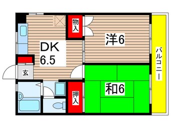 間取図 岩澤コーポＢ