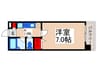 クオーレプロバンス浦安Ⅰ 1Kの間取り