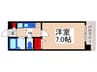 クオーレプロバンス浦安Ⅰ 1Kの間取り