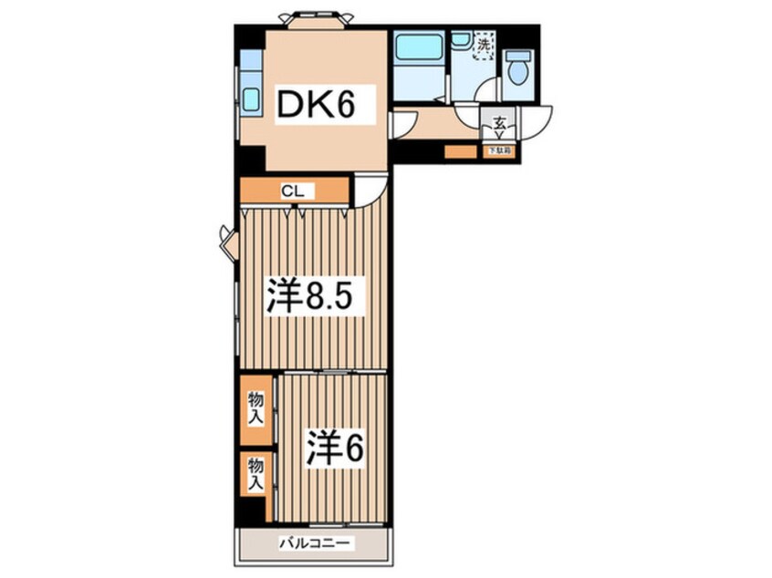 間取図 ルミエール上杉