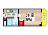 山京マンション 1Kの間取り