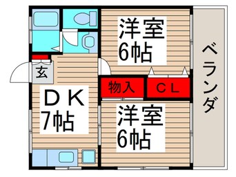 間取図 サニーヒル奥村