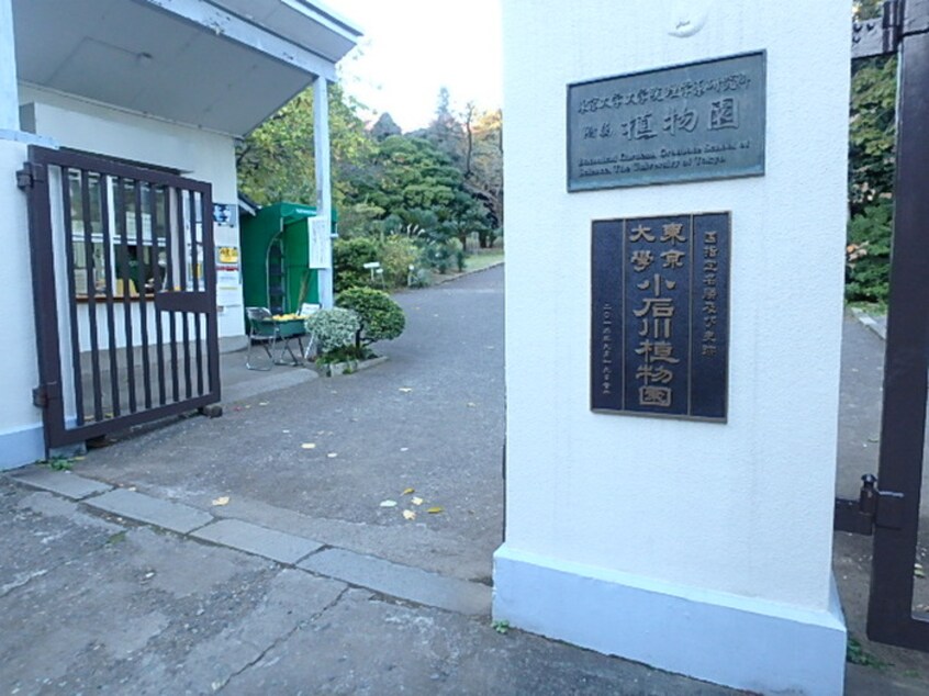 小石川植物園(公園)まで731m 白山　グリーンハイム