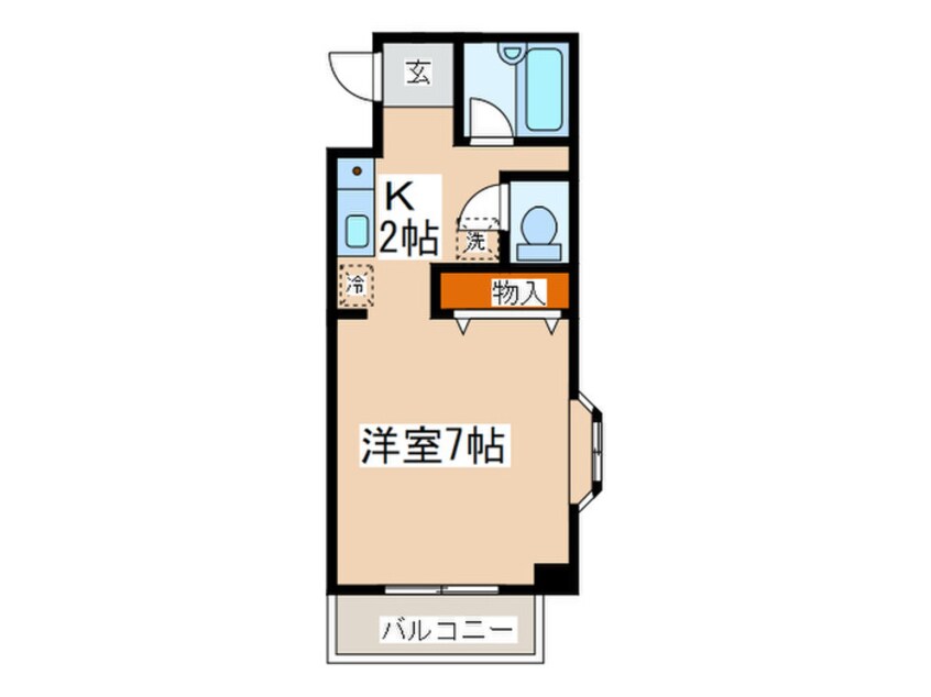 間取図 第７矢沢ビル