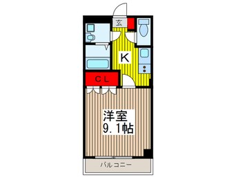 間取図 リバ－シティ石塚