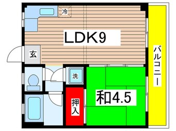 間取図 ハイツ矢野口