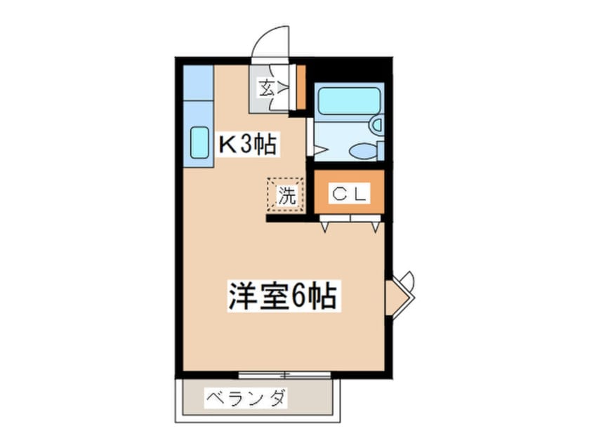 間取図 パティオ中野島
