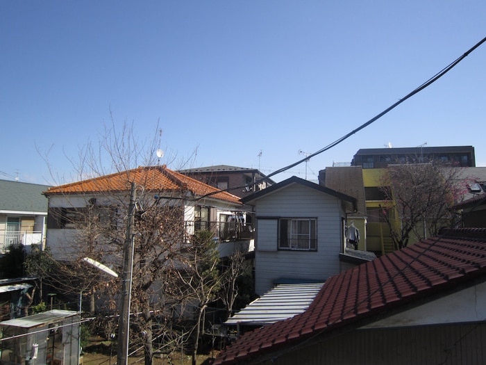 室内からの展望 パティオ中野島