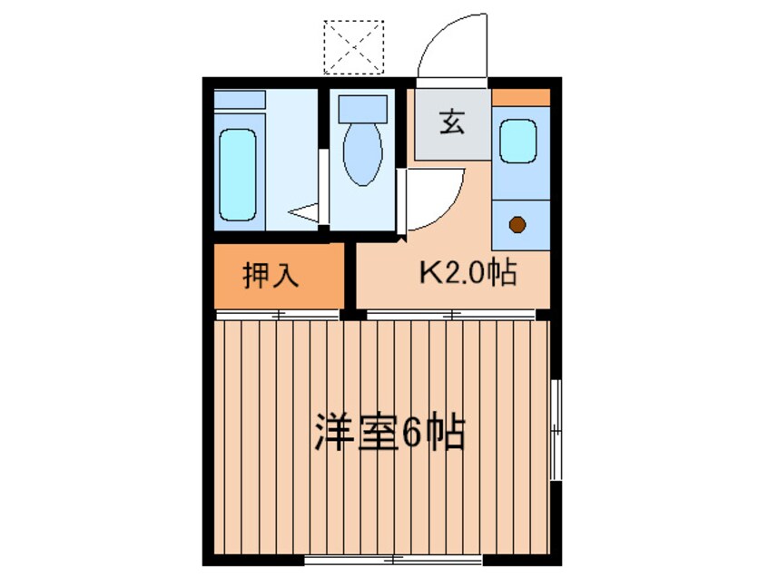 間取図 メゾン・ド・フロ－ラル